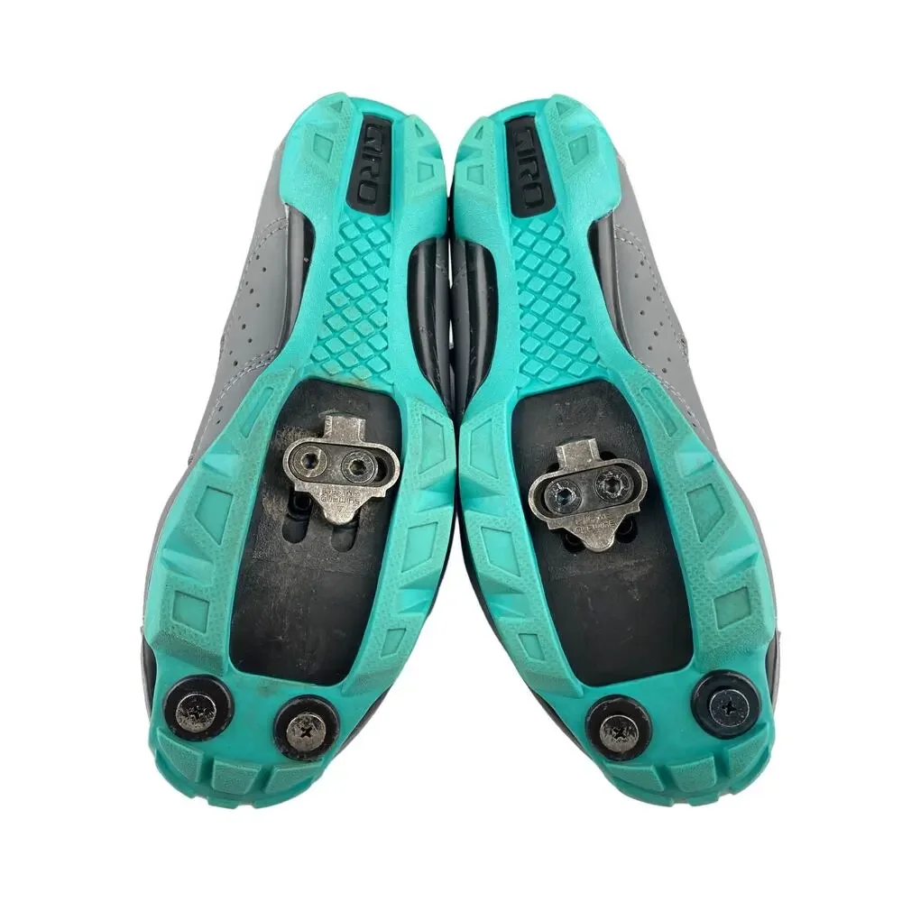 Giro Riela RII Women's Mountain Bike/Cycling Shoes Dark Shadow/Glacier‎ Sz 7.5